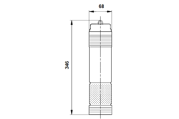 Габаритный чертеж насосов SQ/SQE 2-100