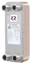 Паяный пластинчатый теплообменник Ридан XB59M