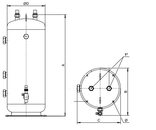 Кожухотрубный теплообменник BITZER FS902K