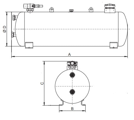 Кожухотрубный теплообменник BITZER F062HP